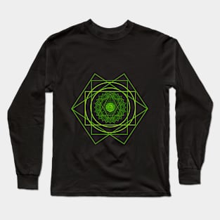 Green Powerful Long Sleeve T-Shirt